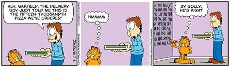 Todays Garfield Comic Strip Is The Fifteen Thousandth Published Since