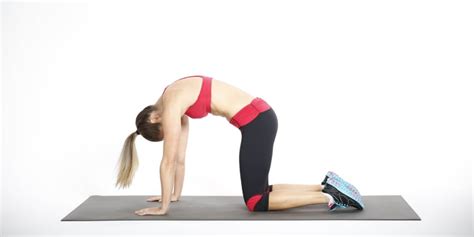 Relieve Back Pain With Cat Cow Stretch Popsugar Fitness