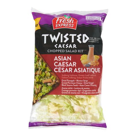 Fresh Express Twisted Caesar Asian Caesar Chopped Salad Kit Walmart Canada
