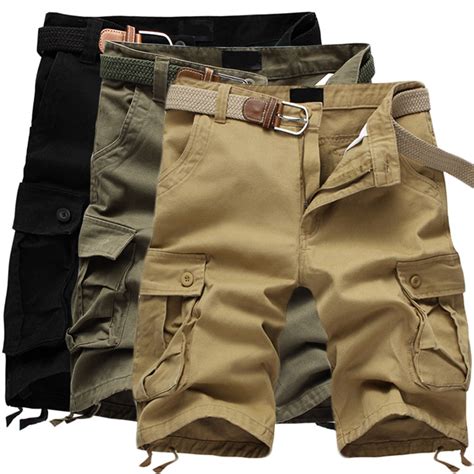 Summer Military Tactical Cargo Shorts Men Multi Pockets Camouflage Army