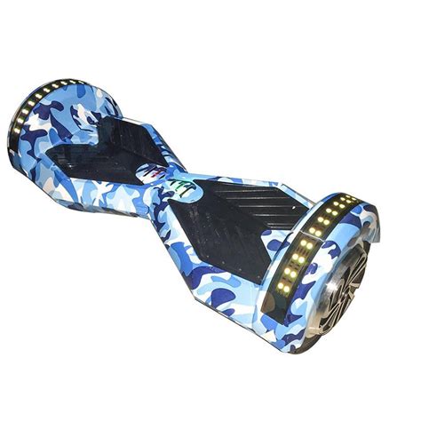 8 Inch Bluetooth Hoverboard Self Balancing Scooter Oxboard Blue Camouflage