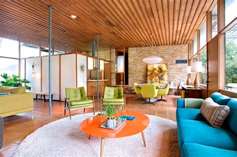25 Bright Midcentury Modern Living Room Designs Home Design Lover