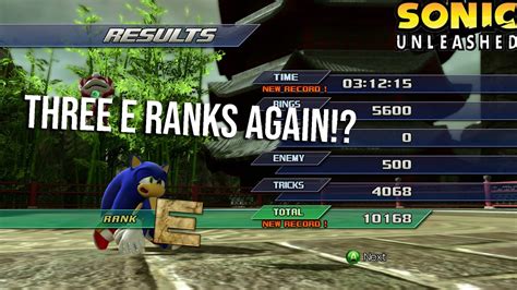 Three E Ranks Again Sonic Unleashed Dlc Stages Youtube