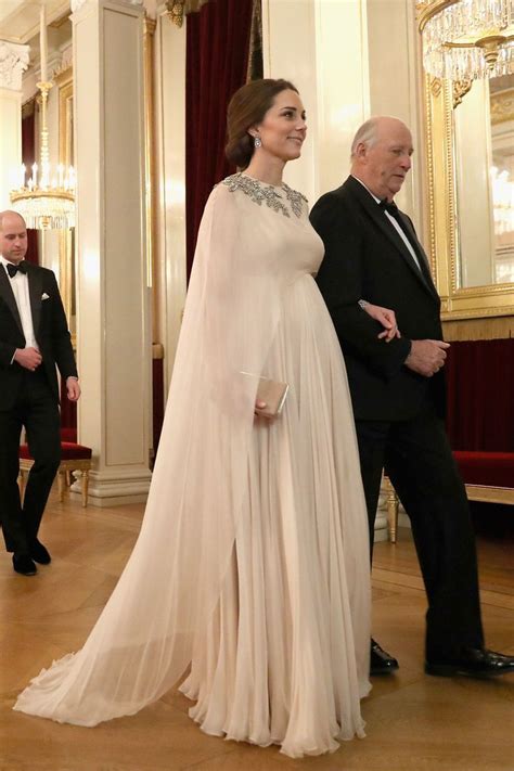 Kate Middleton Delivers The Maternity Glamour In Alexander Mcqueen