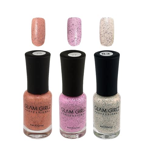 Buy Glam Girlz Crumble Nail Polish Combo75 77 83 Online At Low Prices