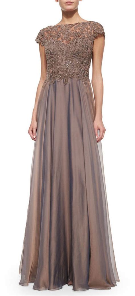 This dress is great for seaside ceremonies because the. 21 Mother of the Bride Dresses for a Fall/Winter Wedding
