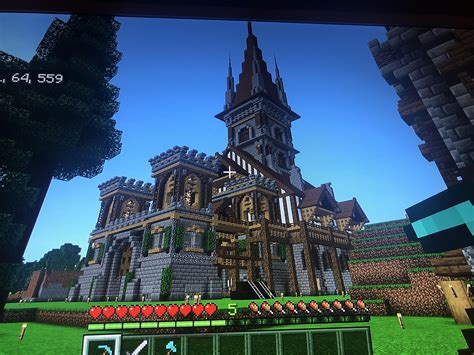 I Built This Castle In My Survival World With A Bit Of Help From My