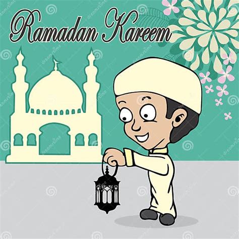 Ramadan Cartoon Stock Vector Illustration Of Card Elegant 71519754
