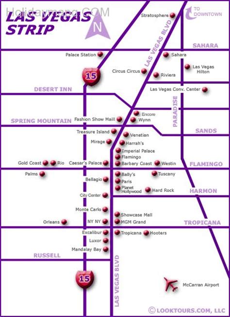 Map Of Las Vegas Strip Hotels Holiday Map Q