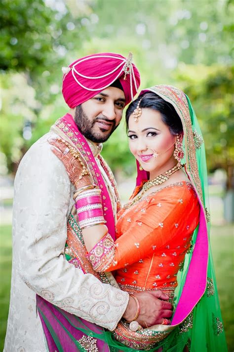 Punjabi Wedding Bride And Groom Photography