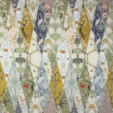 The Chateau By Angel Strawbridge Nouveau Wallpaper Fabric Etsy