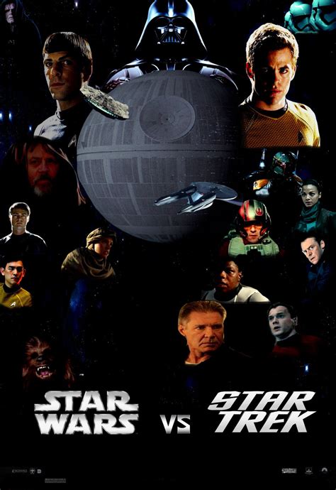 Star Wars Vs Star Trek Poster By Steveirwinfan96 On Deviantart