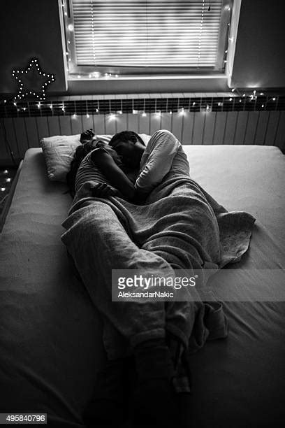 Men And Women In Bed Kissing Touching Bildbanksfoton Och Bilder Getty