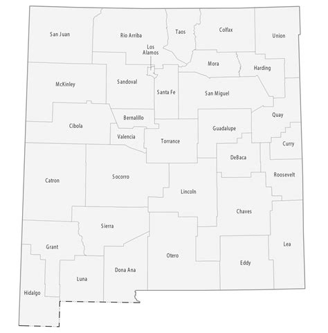 New Mexico Map Cities And Roads Gis Geography