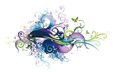 Swirl Floral Vector Graphic Free Vector Graphics All