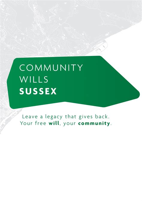Free Wills Supporting Local Causes Community Wills Sussex