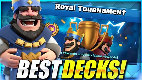 Top 5 Clash Royale Best Decks For Royal Tournament 2021 🏆 Best