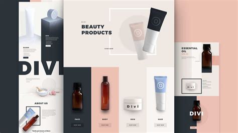Get A Free Beauty Product Layout Pack For Divi By Zubayer Rahman