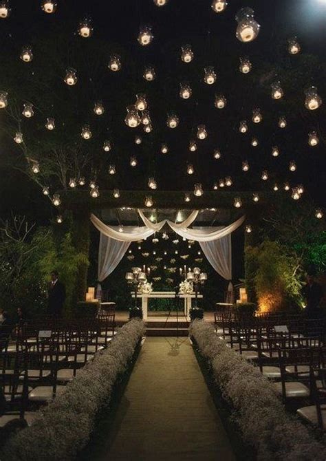 38 Outdoor Wedding Lights Ideas Youll Love In 2020 Outdoor Night