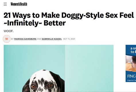 21 Ways To Make Doggy Style Sex Feel ~infinitely~ Better Dr Ava Cadell