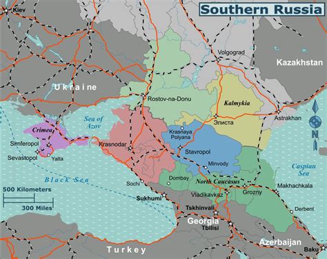 Die russische föderation ist der fläche nach der größte staat der erde. Sør Europa Kart