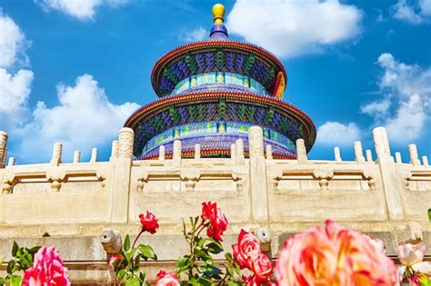 Premium Photo Wonderful And Amazing Temple Temple Of Heaven In