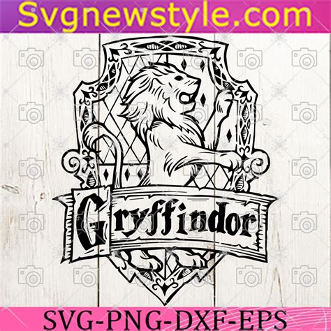 Harry Potter Gryffindor Svg Gryffindor Png
