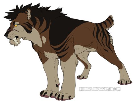 Sabertooth Tiger Anime