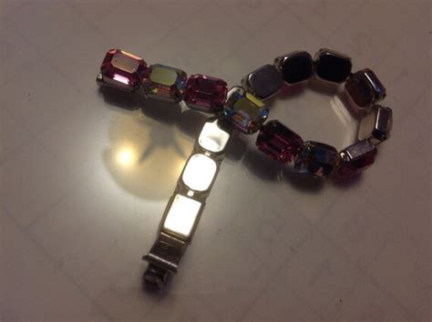 Kramer Bracelet With Aurora Borealis Crystals Gem