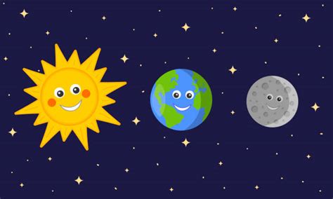 Smiling Earth Moon And Sun Stock Photos Pictures And Royalty Free Images