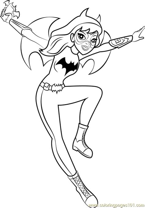 Dc Superhero Batgirl Coloring Pages Superhero Coloring Pages Cartoon
