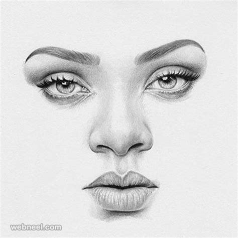Adding details, young and old faces and even drawing the face in different views! 50 Realistic Pencil Drawings and Drawing Ideas for Beginners