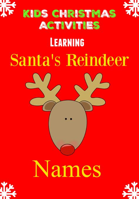 Who Will Be Pulling Santas Sleigh Learning Reindeer Names
