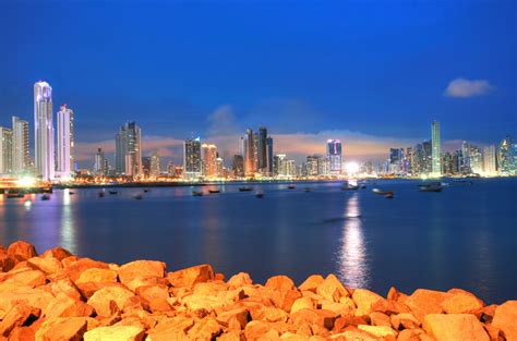Vista De La Bahia De Panama Panama City Panama Panama City Beach