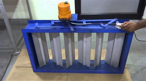 Cair Electrically Actuator Operated Multi Louver Blade Damper For