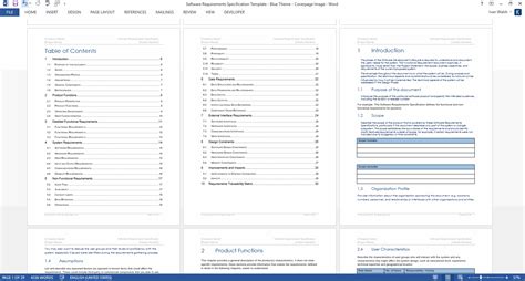 Software Requirements Specification Template Ms Word Excel