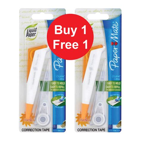 Alibaba.com offers 732 correction tape refill products. PaperMate Correction Tape (6m) BUY 1 FREE 1