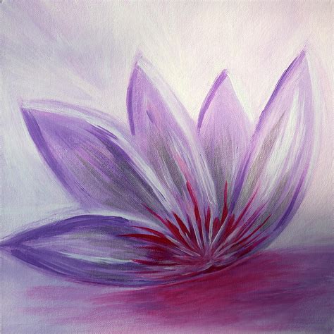 Lotus Painting By Iuliana O