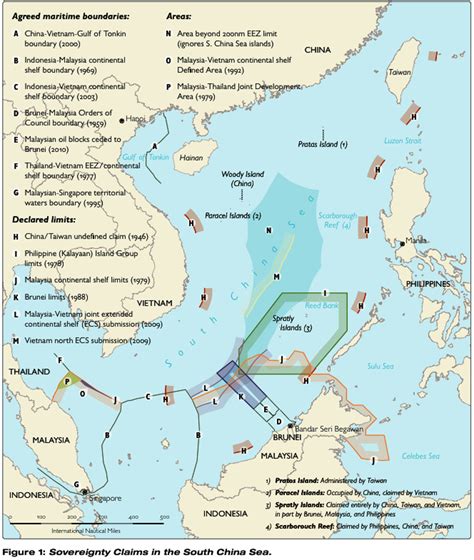 Promotes freedom of navigation along the sea route. From Chinese missile shelters to US warships, the South ...
