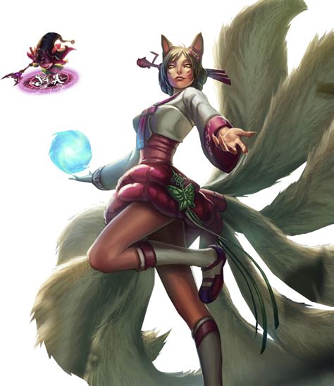 Ahri League Of Legends Png Isolated Photos Png Mart