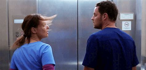 When They Make Out In The Elevator Greys Anatomy Jo And Alex S Popsugar Entertainment