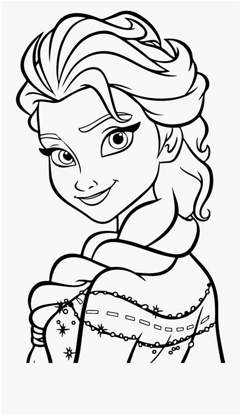 Elsa Black And White Clipart 10 Free Cliparts Download Images On