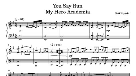 My Hero Academia You Say Run Piano Tutorial Pianotify