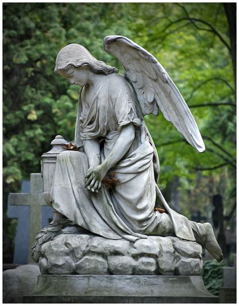 Angels Angel Statues Cemetery Angels Grave Monuments