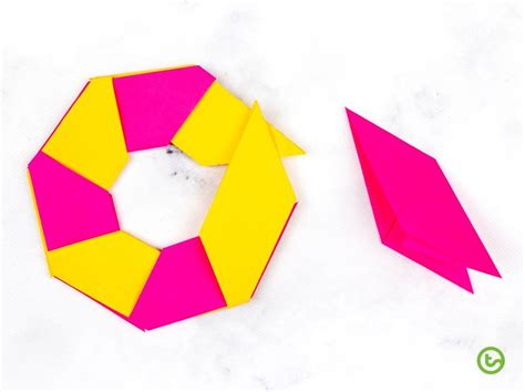How To Make An Origami Transforming Ninja Star With Sticky Notes