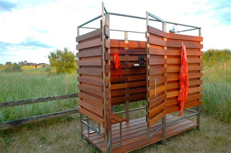 An Outdoor Shower That Disassembles For Winter The New