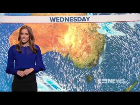 The who's who of melbourne news including peter mitchell, sport with tim watson and jane bunn is a qualified meteorologist from melbourne with an infectious enthusiasm for talking about the weather. Nine News Melbourne - Rebecca Judd First Weather Segment ...