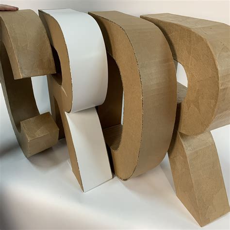 Large Cardboard 3d Letters | UK Manufactured | Fast Turnaround | Small, large and giant letters ...