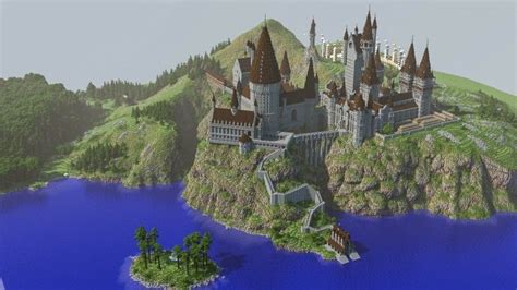 Castle Minecraft Blueprints Layer By Layer Minecraft Hogwarts Castle