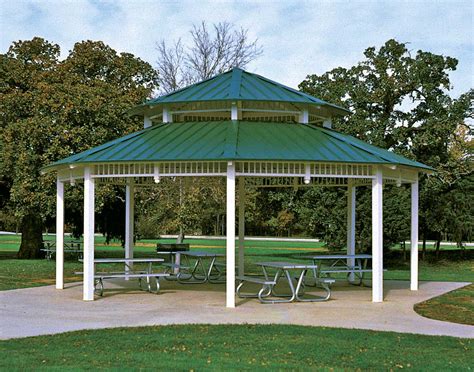 All Steel Double Roof Santa Fe Octagon Pavilions Pavilions By Shape